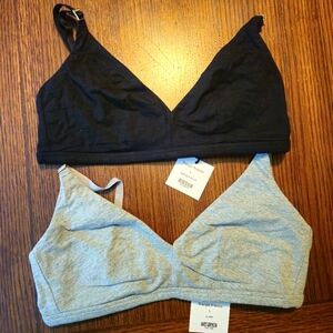 Set of 2 Knickey (now Subset) Triangle Bralettes Large